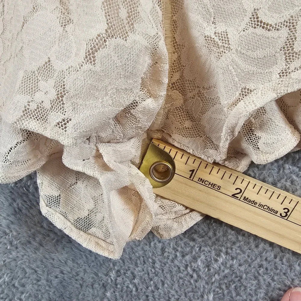 OFFLINE by Aerie Real Me Lace Skort Cream Ruffle Tiered Mini Skirt Small NEW - Picture 6 of 12